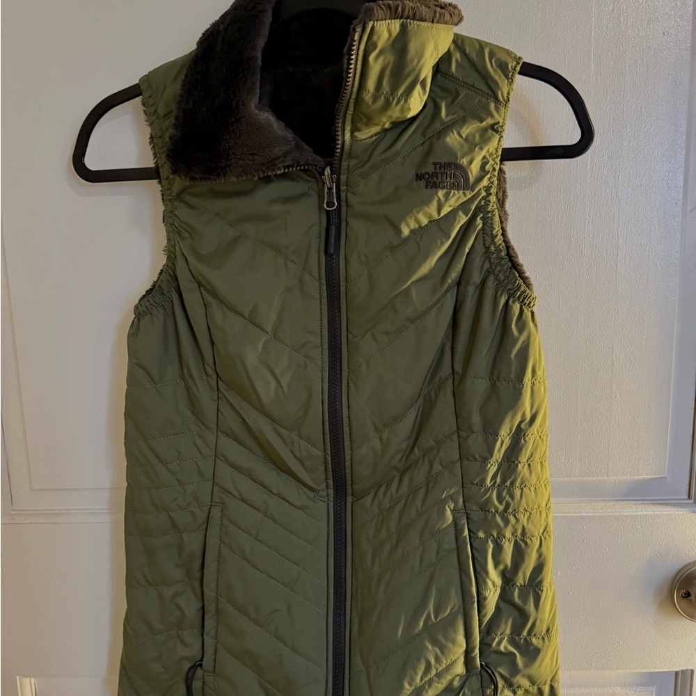 The North Face Olive Green Vest